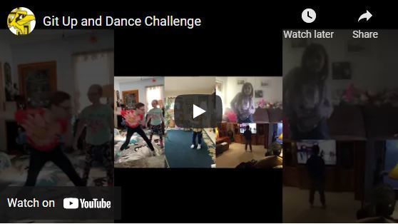 Snippet of You Tube Thumbnail for Git Up and Dance Challenge Video