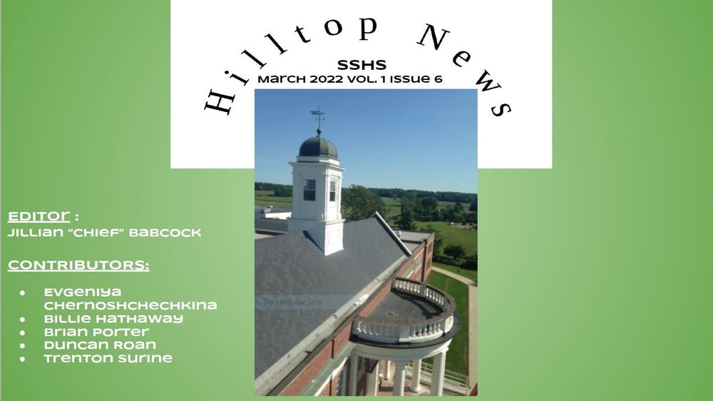 Hilltop News Cover Page